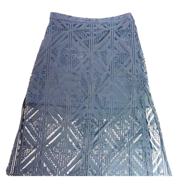 Lace Overlay Skirt - Picture 1 of 2